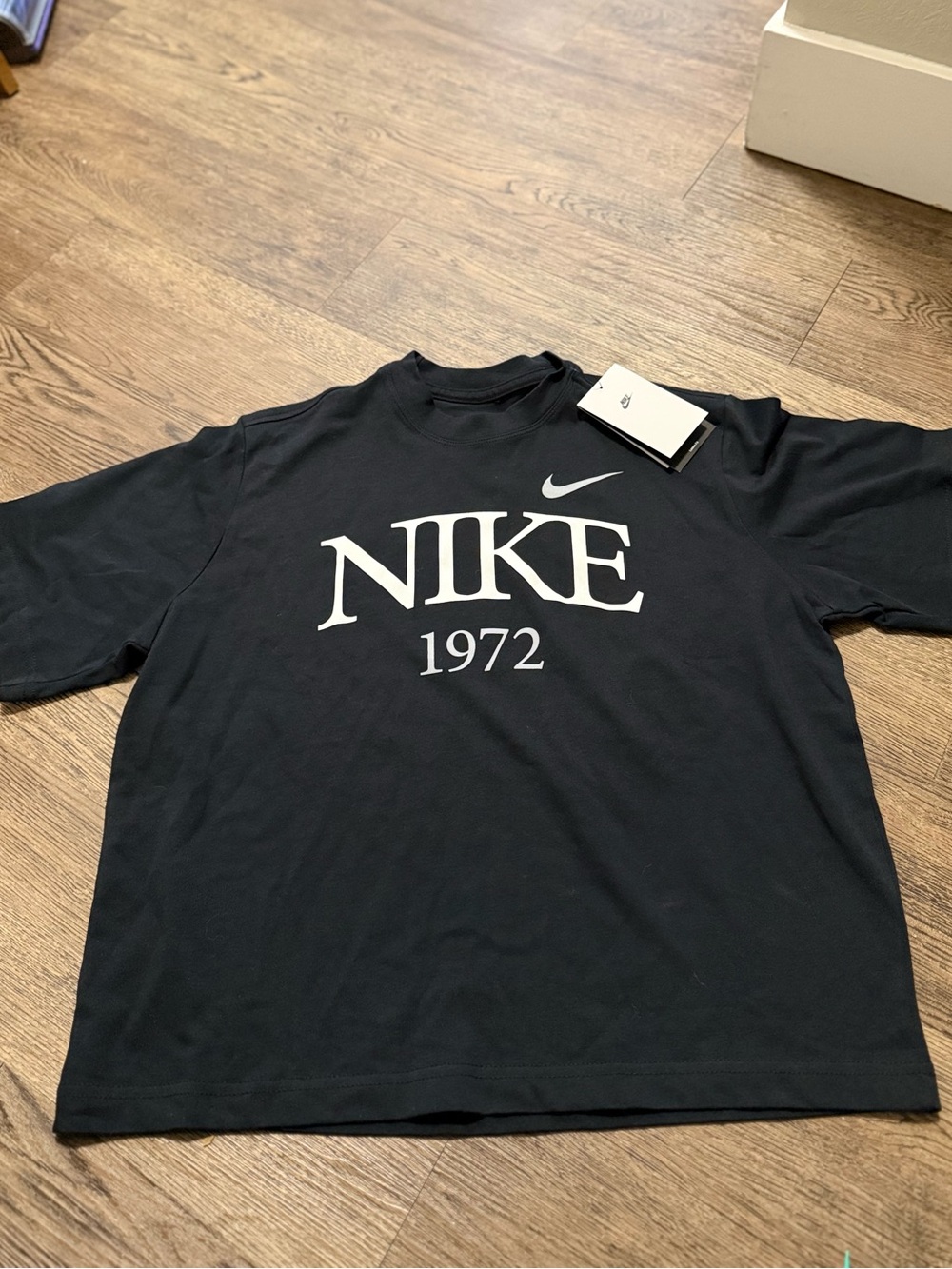 NWT Nike Black 1972 Logo T-Shirt